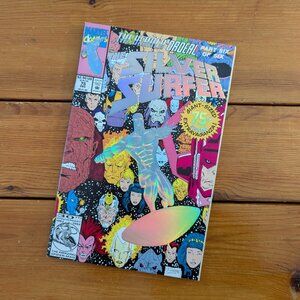 The Silver Surfer #75 Marvel Comics 1992 - Embossed Silver Foil Cover